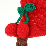 Maxbell Baby Knitted Hat Boys Girls Beanie Hats Infant Knitting Cap Cherry Red