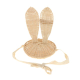 Maxbell Kids Girl Woven Hat Lace Up Hairband Cap Holiday Costume Decoration Bunny