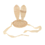 Maxbell Kids Girl Woven Hat Lace Up Hairband Cap Holiday Costume Decoration Bunny