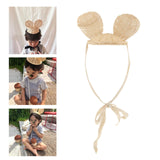 Maxbell Kids Girl Woven Hat Lace Up Hairband Cap Holiday Costume Decoration Mickey