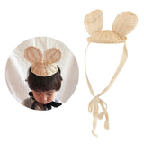Maxbell Kids Girl Woven Hat Lace Up Hairband Cap Holiday Costume Decoration Mickey