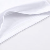 Maxbell 5xMens Cotton Blank T-Shirts Women Modal Shirt Plain T Shirt Tee White M