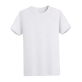 Maxbell 6xMens Cotton Blank T-Shirts Women Modal Shirt Plain T Shirt Tee White M