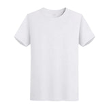 Maxbell 5xMens Cotton Blank T-Shirts Women Modal Shirt Plain T Shirt Tee White M