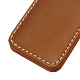 Maxbell 6xMagnetic Money Clip Dollar Cash Clamp Card Holder Wallet Brown_60x41x8mm