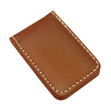 Maxbell 3xMagnetic Money Clip Dollar Cash Clamp Card Holder Wallet Brown_60x41x8mm