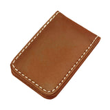 Maxbell 6xMagnetic Money Clip Dollar Cash Clamp Card Holder Wallet Brown_60x41x8mm