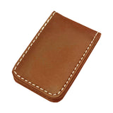 Maxbell 6xMagnetic Money Clip Dollar Cash Clamp Card Holder Wallet Brown_60x41x8mm