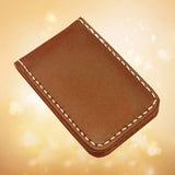 Maxbell 5xMagnetic Money Clip Dollar Cash Clamp Card Holder Wallet Brown_60x41x8mm
