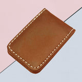Maxbell 4xMagnetic Money Clip Dollar Cash Clamp Card Holder Wallet Brown_60x41x8mm