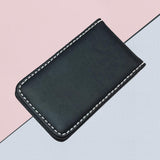 Maxbell 6xMagnetic Money Clip Dollar Cash Clamp Card Holder Wallet Black_80x46x8mm