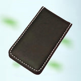 Maxbell 6xMagnetic Money Clip Dollar Cash Clamp Card Holder Wallet Coffee_80x46x8mm