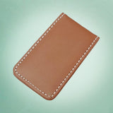 Maxbell 4xMagnetic Money Clip Dollar Cash Clamp Card Holder Wallet Brown_80x46x8mm