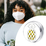 Maxbell 2x Face Mask Perfume Aromatherapy Essential Oil Diffuser Locket Dress Brooch