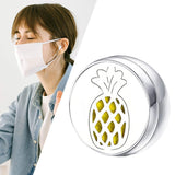 Maxbell 2x Face Mask Perfume Aromatherapy Essential Oil Diffuser Locket Dress Brooch