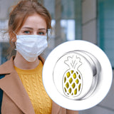 Maxbell 2x Face Mask Perfume Aromatherapy Essential Oil Diffuser Locket Dress Brooch