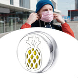 Maxbell 2x Face Mask Perfume Aromatherapy Essential Oil Diffuser Locket Dress Brooch