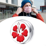 Maxbell 2x Face Mask Perfume Aromatherapy Essential Oil Diffuser Locket Dress Brooch