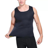 Maxbell 2xMens Sport Sauna Vest Sweat Shirt Body Shaper Fat Burner Waist Trainer 5XL