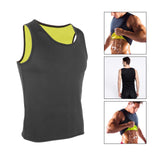 Maxbell 2xMens Sport Sauna Vest Sweat Shirt Body Shaper Fat Burner Waist Trainer 5XL