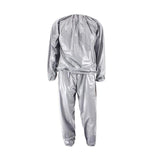 Maxbell 2xFitness Sauna Suit Exercise Gym Home Sweat Suit Hoodie Pants Black M