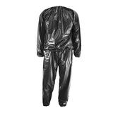 Maxbell 2xFitness Sauna Suit Exercise Gym Home Sweat Suit Hoodie Pants Black M