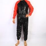 Maxbell 3xFitness Sauna Suit Exercise Gym Home Sweat Suit Hoodie Pants Black L