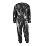 Maxbell 3xFitness Sauna Suit Exercise Gym Home Sweat Suit Hoodie Pants Black XL