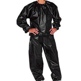 Maxbell 3xFitness Sauna Suit Exercise Gym Home Sweat Suit Hoodie Pants Black XL