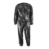 Maxbell 3xFitness Sauna Suit Exercise Gym Home Sweat Suit Hoodie Pants Black XXL