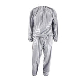 Maxbell 4xFitness Sauna Suit Exercise Gym Home Sweat Suit Hoodie Pants Yellow M