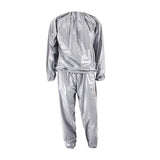 Maxbell 3xFitness Sauna Suit Exercise Gym Home Sweat Suit Hoodie Pants Yellow M