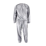 Maxbell 3xFitness Sauna Suit Exercise Gym Home Sweat Suit Hoodie Pants Yellow M