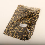 Maxbell 3xBelly Dance Hip Scarf for Women Waist Scarves Hipscarf Festival Clothing black gold