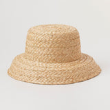 Maxbell Fashion Kids Straw Hat Summer Travel Sun Hat w/ Adjustable Tie  White Tie