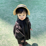 Maxbell Children Visor Sun Hat Girls Summer Straw Baseball Cap Kids Beach Bucket Hat