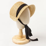 Maxbell Children Visor Sun Hat Girls Summer Straw Baseball Cap Kids Beach Bucket Hat