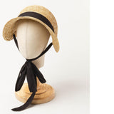 Maxbell Children Visor Sun Hat Girls Summer Straw Baseball Cap Kids Beach Bucket Hat