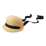 Maxbell Children Visor Sun Hat Girls Summer Straw Baseball Cap Kids Beach Bucket Hat