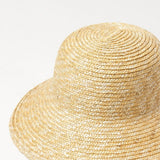 Maxbell Children Girls Straw Hat Summer Beach Bucket Hat Sun Caps Orange Hat Strap