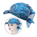 Maxbell 2xSun Shield Hooded Balaclava Bandana Headband Cap Riding Cycling Blue