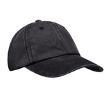 Maxbell 2xWomen Backless Ponytail Hat Baseball Cap High Messy Bun Caps Black