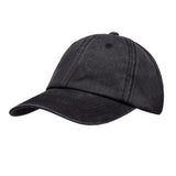 Maxbell 2xWomen Backless Ponytail Hat Baseball Cap High Messy Bun Caps Black