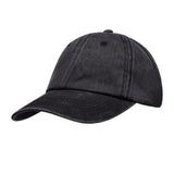 Maxbell 2xWomen Backless Ponytail Hat Baseball Cap High Messy Bun Caps Black