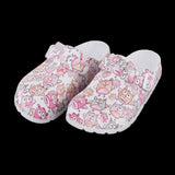 1Pair Women Men Doctor Nurse Clog Mules Slipper Beach Shoes Owl 36 37