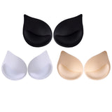 Maxbell 6x1 Pair Bra Insert Pads Enhancer Removable Breathable Sports Bikini  Black