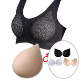 Maxbell 5x1 Pair Bra Insert Pads Enhancer Removable Breathable Sports Bikini  Black
