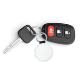 Maxbell 20 Pieces Blank Keychain Key Chain Alloy Key Rings Keyring Bag Tag Craft