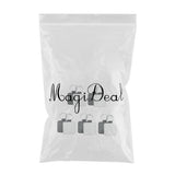 Maxbell 20 Pieces Blank Keychain Key Chain Alloy Key Rings Keyring Bag Tag Craft