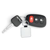 Maxbell 20 Pieces Blank Keychain Key Chain Alloy Key Rings Keyring Bag Tag Craft